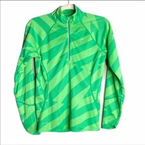 Nike Dri-Fit athletic Full sleeves Top Half zip S